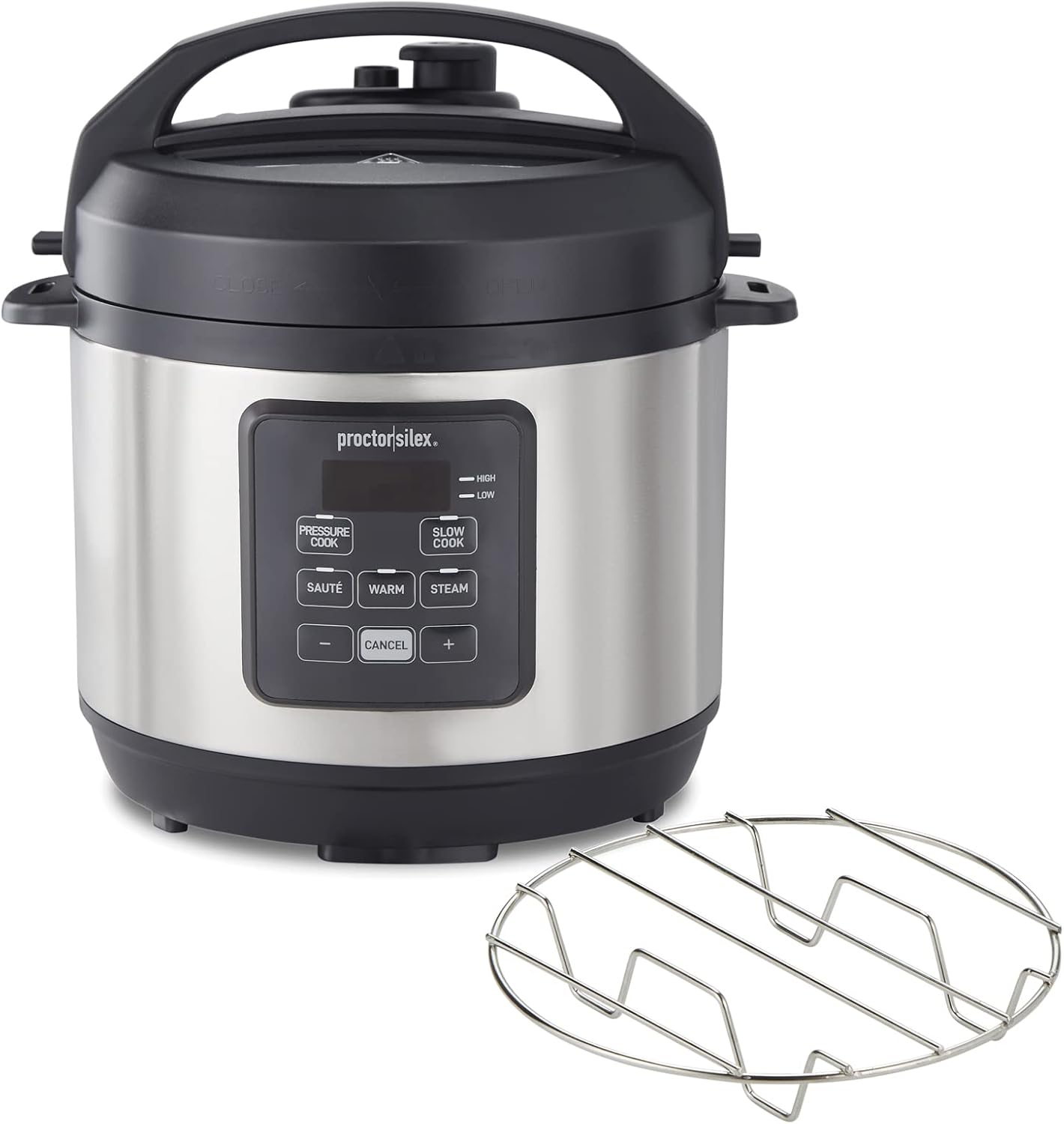 Meal Prep Rice - 3クォート4-in-1電気圧力鍋：スロークッキング、蒸し、ソテー、炊飯、ステンレス製、3人以上向けの迅速な食事準備