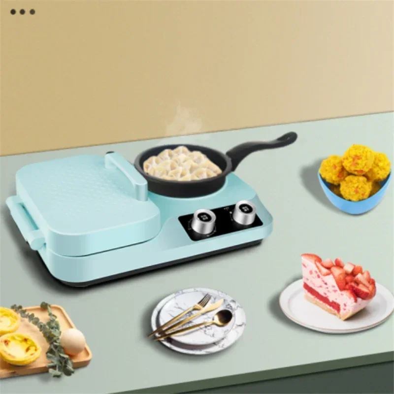 Breakfast Sandwich Press - 4-in-1ライトミールマシン/朝食マシン、小型家庭用朝食調理器、サンドイッチメーカー、トーストプレス/トースター。