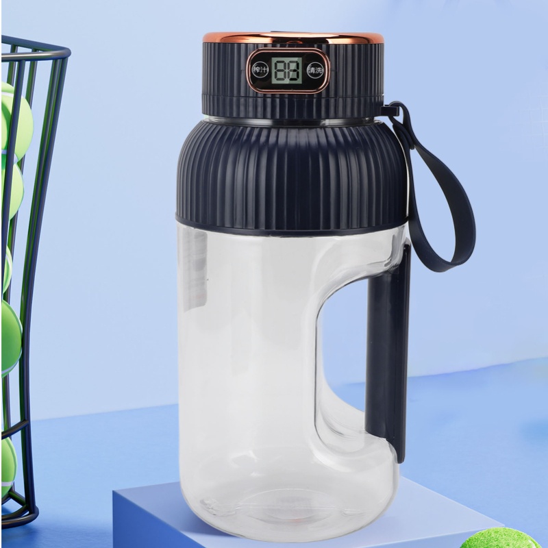 Meal Prep Smoothies - 150Wミニポータブルジューサーカップ 1200ml USB充電式 スムージー、シェイク、食事の準備、旅行、ジム、自宅、オフィス、アウトドアスポーツに最適