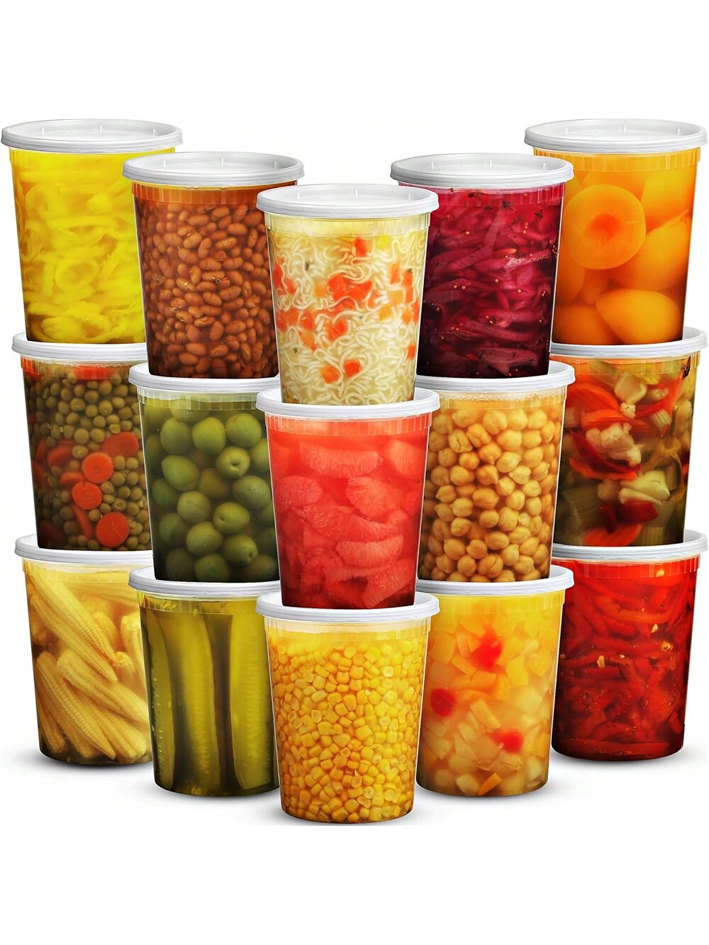 ふた付きプラスチックデリ容器、食品貯蔵容器、スライム、スープ - Meal Prep Soup のレビューと価格