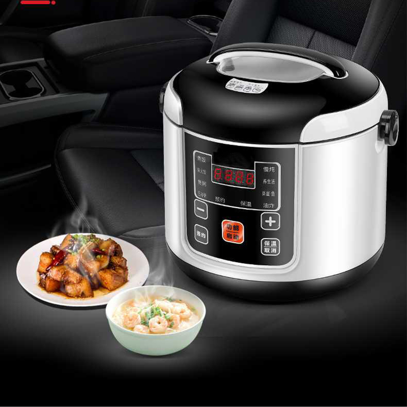 ポータブル車炊飯器 2L 電気トラックマルチクッカースープお - Meal Prep Soup のレビューと価格