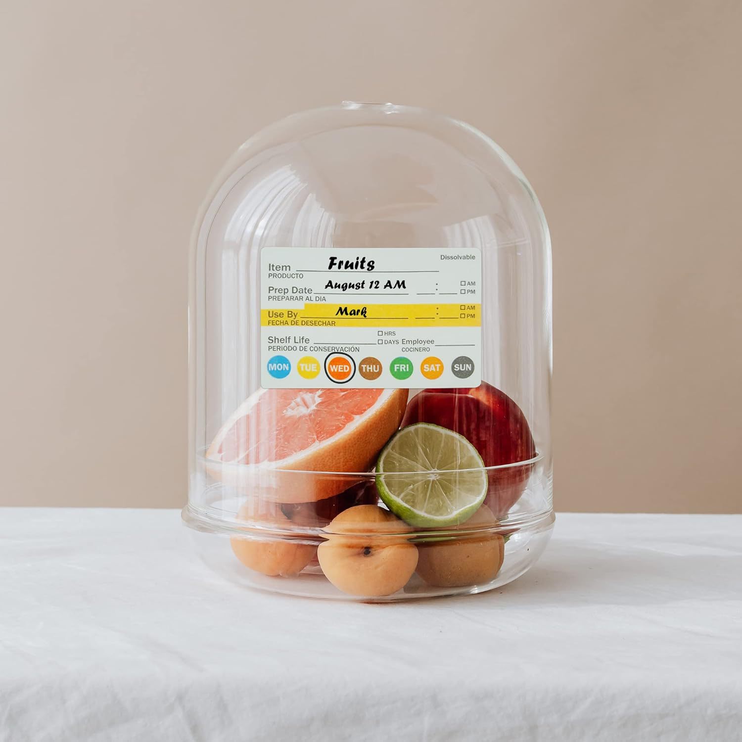 250 個/ロール食品日付ラベル防水食品準備ステッカーキッチ - Meal Prep Jar のレビューと価格