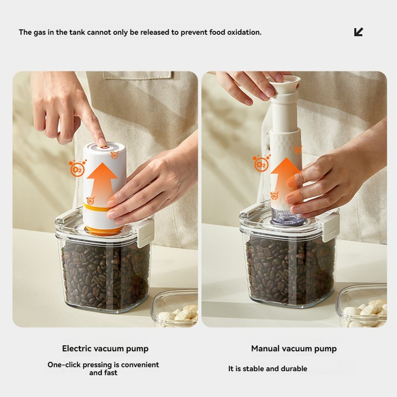 真空シール容器 コーヒー豆密閉タンク 電気真空ジャー シリア - Meal Prep Jar のレビューと価格