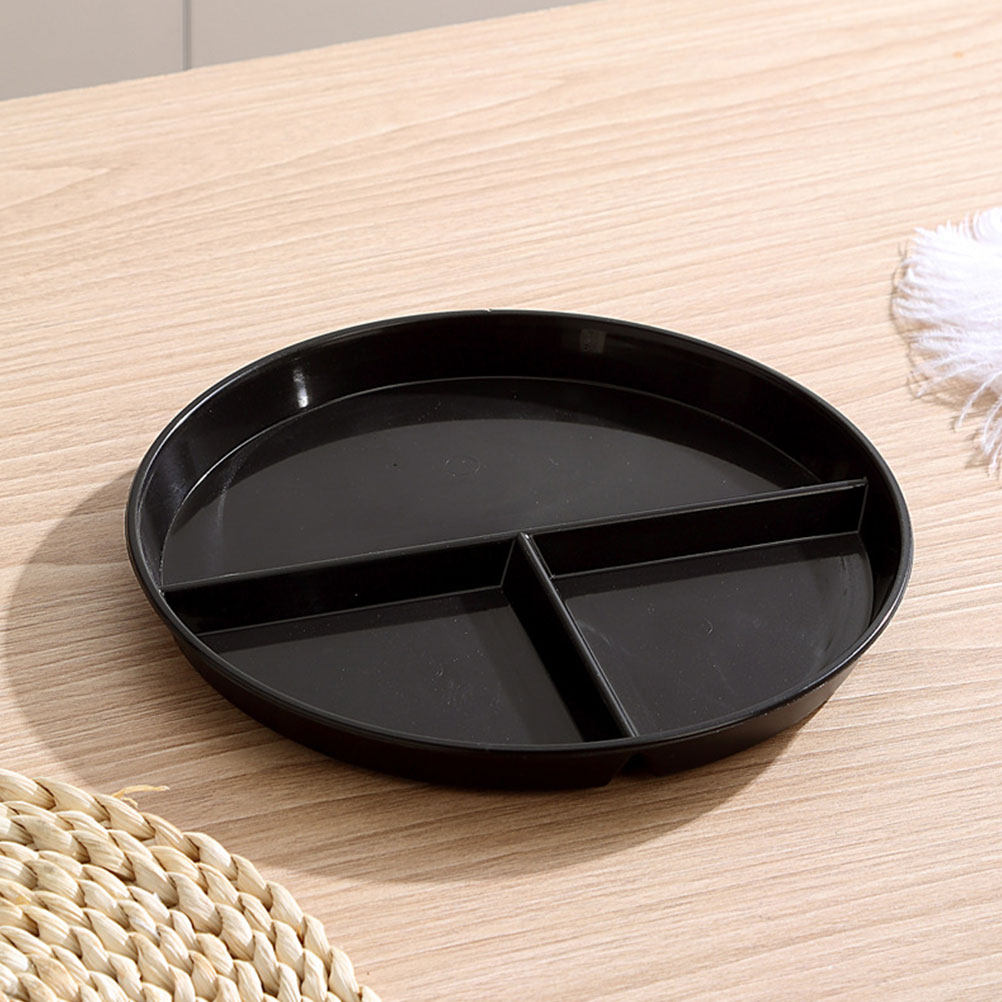 5枚セットの分割プレート、丸型ディナープレートセット、食事量 - Meal Prep Diet のレビューと価格