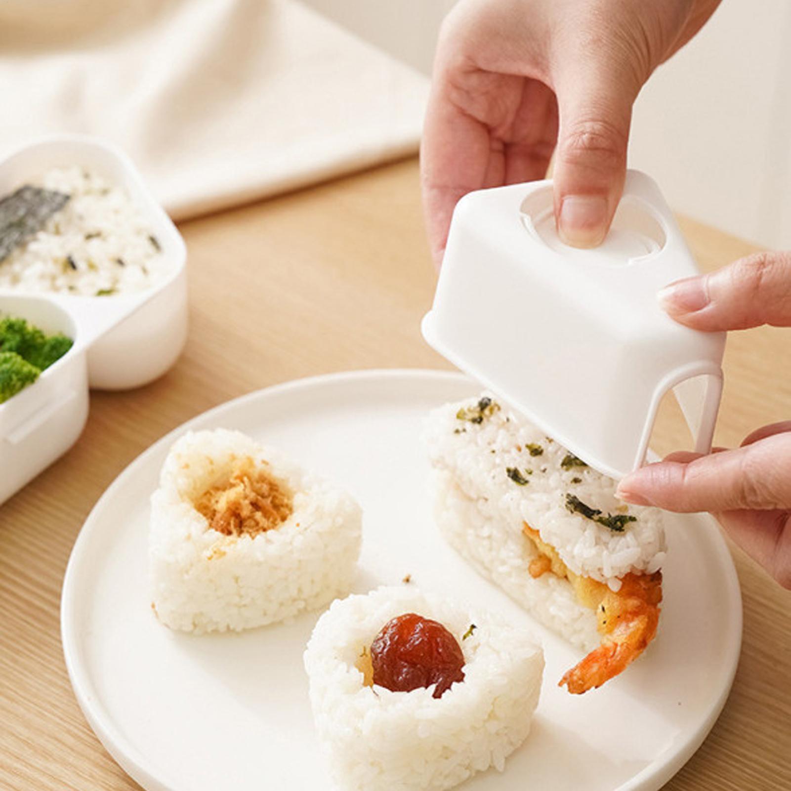 おにぎりメーカー 日本製 ポータブルキッチンツール 再利用可 - Meal Prep Rice のレビューと価格