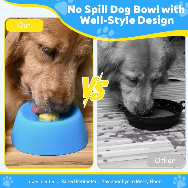 液体用スローフードボウル 滑り止めボール型ボーンスープ犬用舐 - Meal Prep Soup のレビューと価格