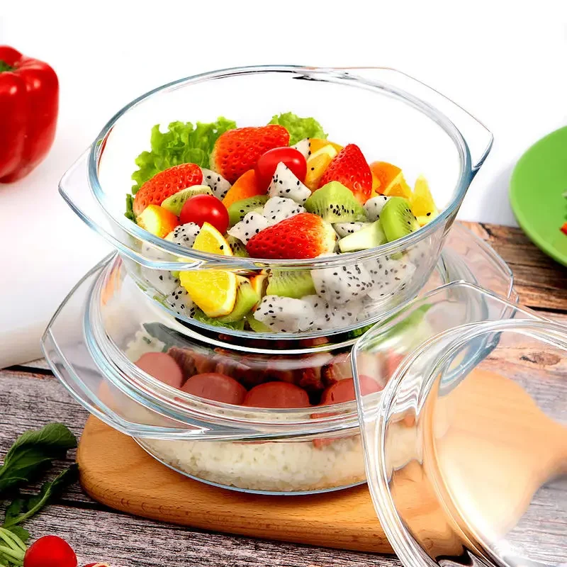 蓋付き強化ガラスボウル 耐熱スープ インスタントラーメン 電 - Meal Prep Soup のレビューと価格