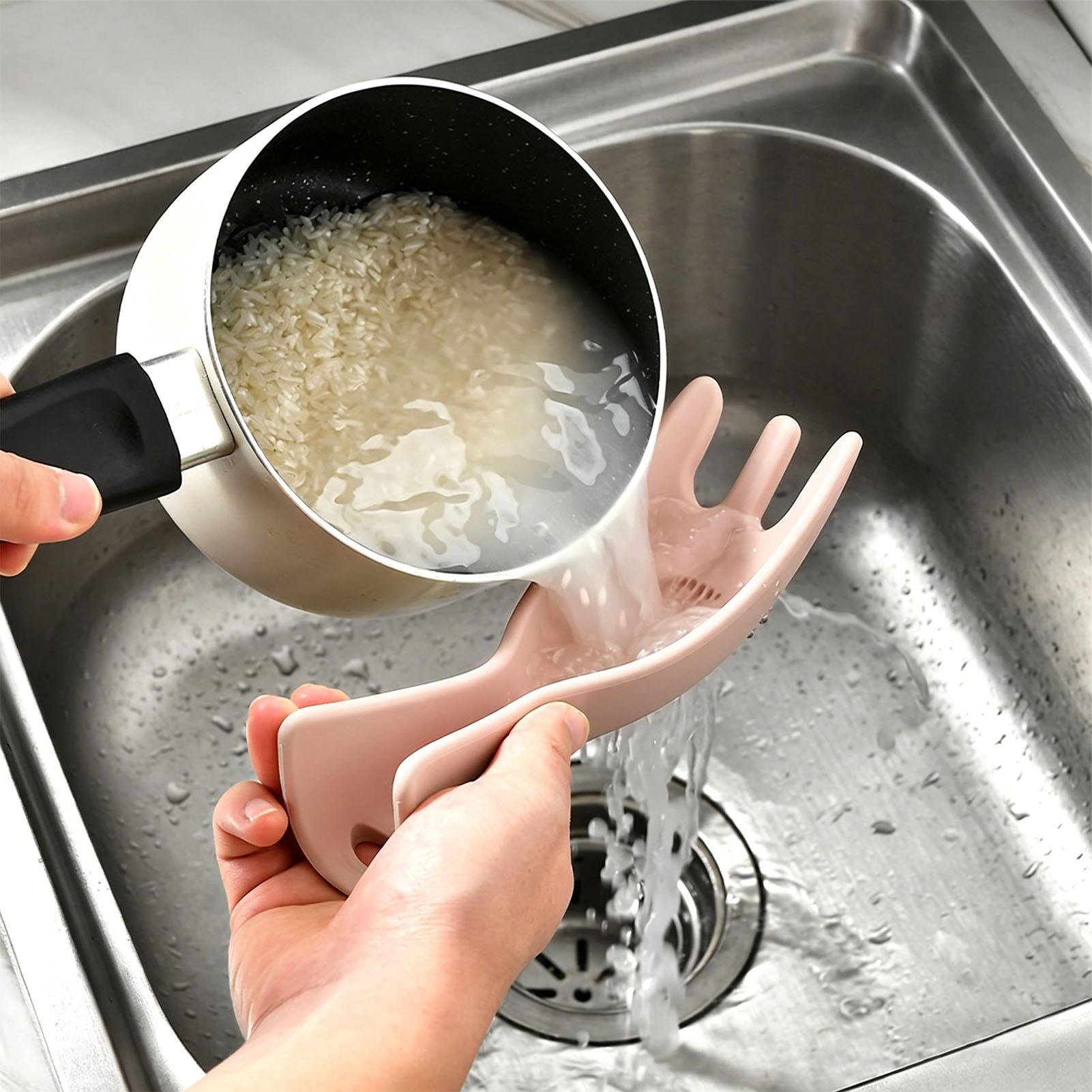 米こし器 シリコン製 多機能パドル 米洗い器 穀物豆類用 家 - Meal Prep Rice のレビューと価格