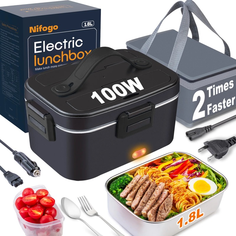 電気加熱式ランチボックス 110V 家庭・オフィス用、ポータ - Meal Prep Microwave のレビューと価格