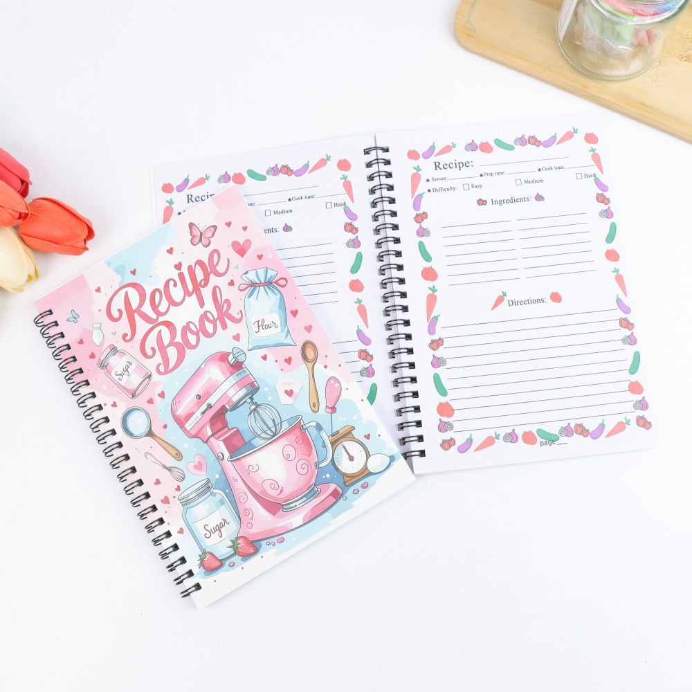 レシピノートブック 100枚 レシピブック 空の料理本 手書 - Meal Prep Book のレビューと価格