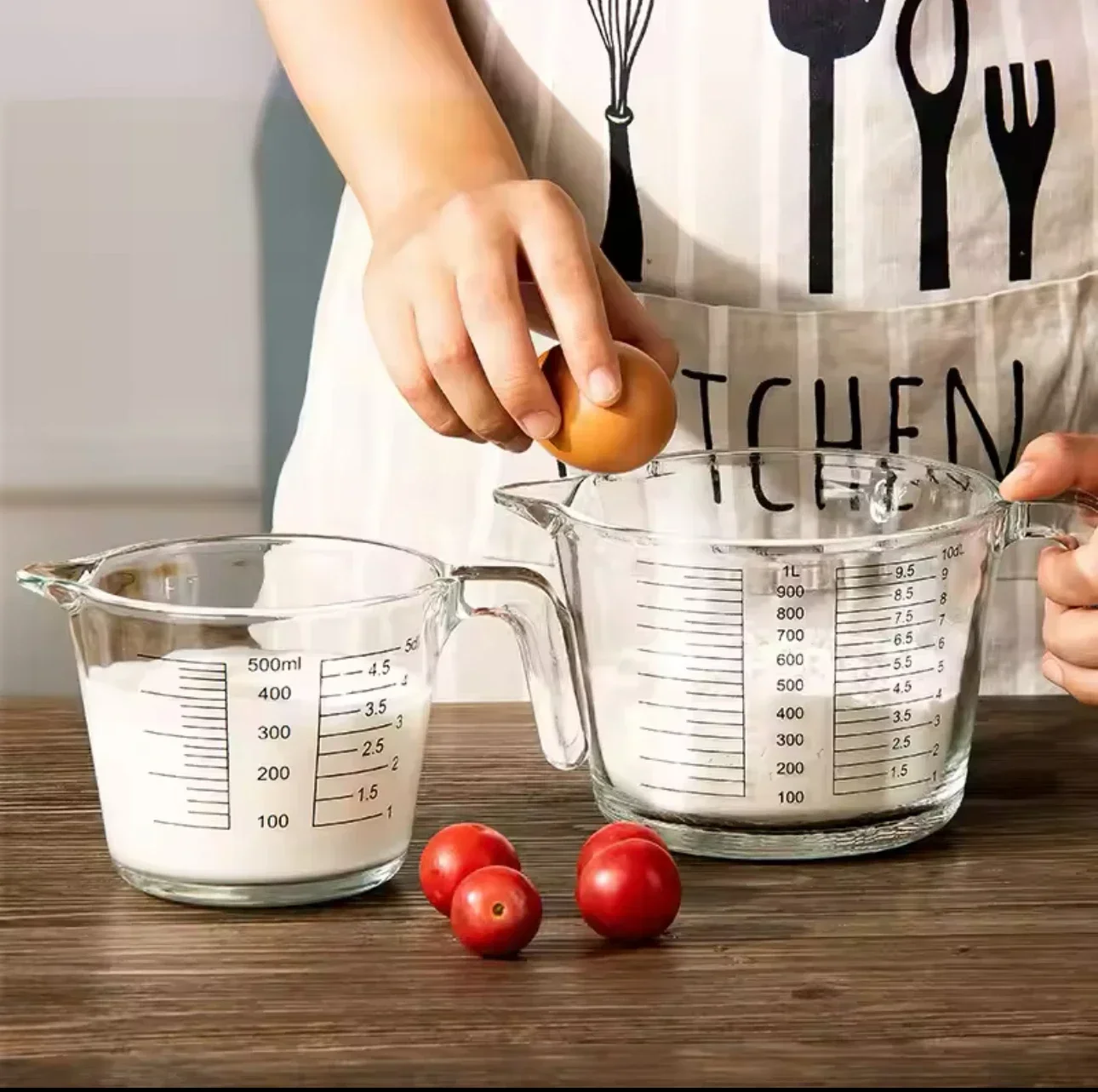 ベーキングと調理用のガラス計量カップ、2、4カップ、食器洗い - Meal Prep Microwave のレビューと価格