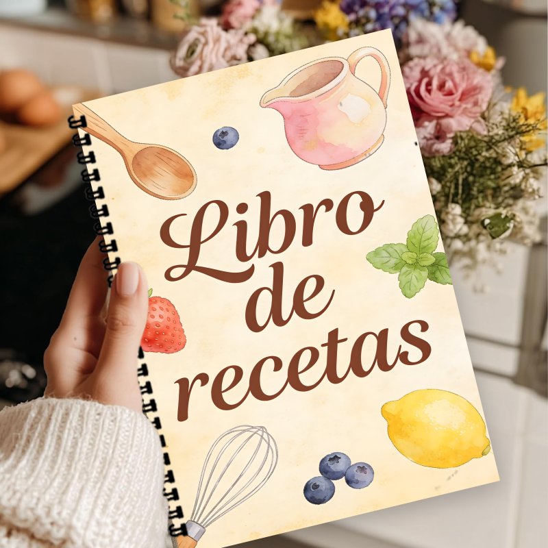 A5サイズのスペイン語レシピブック、毎日の食事準備ショッピン - Meal Prep Book のレビューと価格