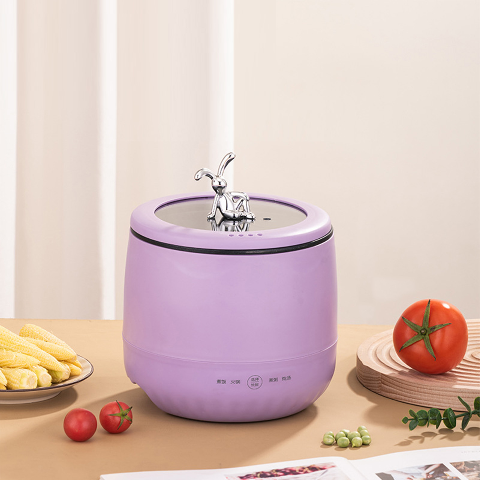 スマート電気ミニ炊飯器 18L ノンスティックコーティング  - Meal Prep Rice のレビューと価格