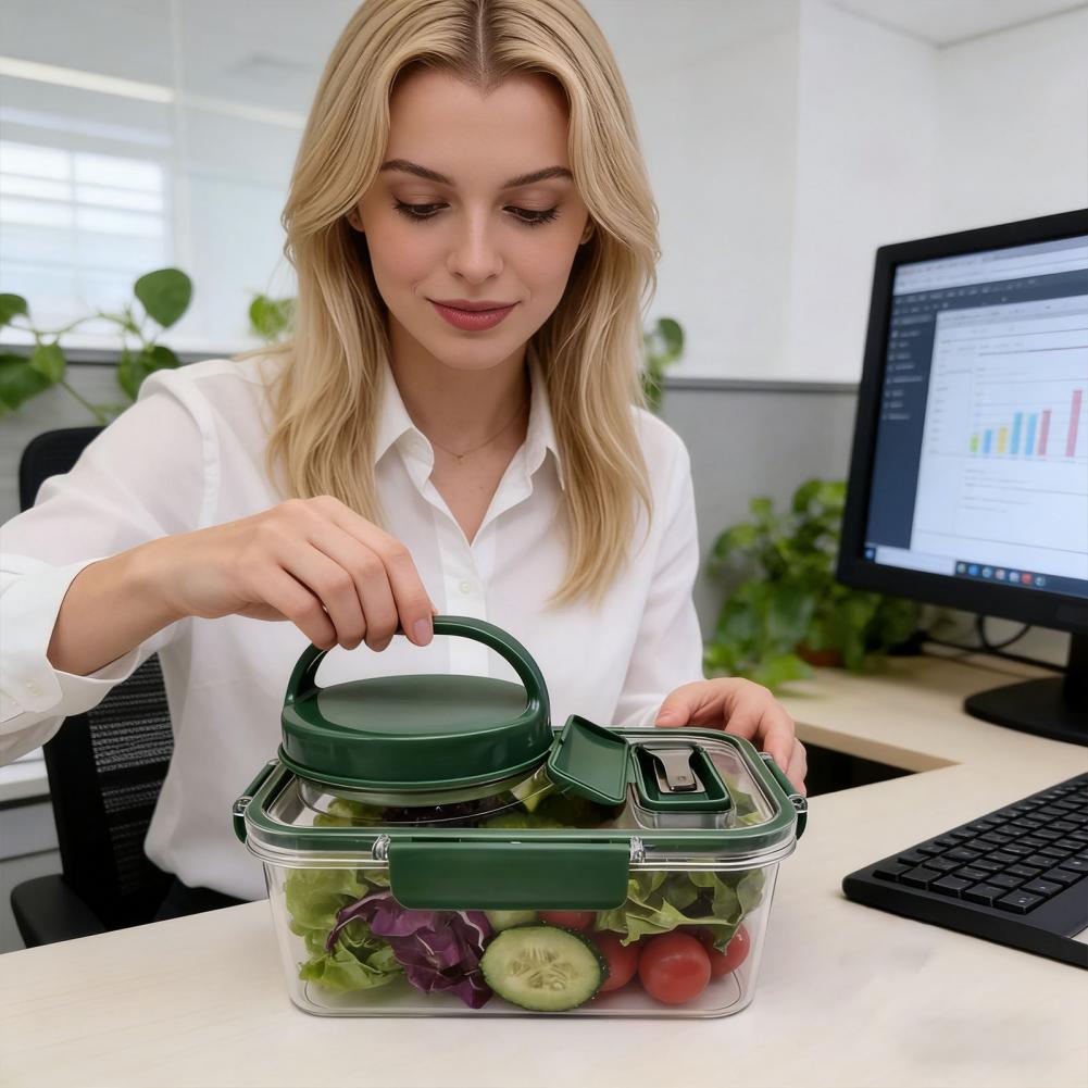 サラダ容器 ドレッシングカップ付き 2パック サラダジャー  - Meal Prep Jar のレビューと価格
