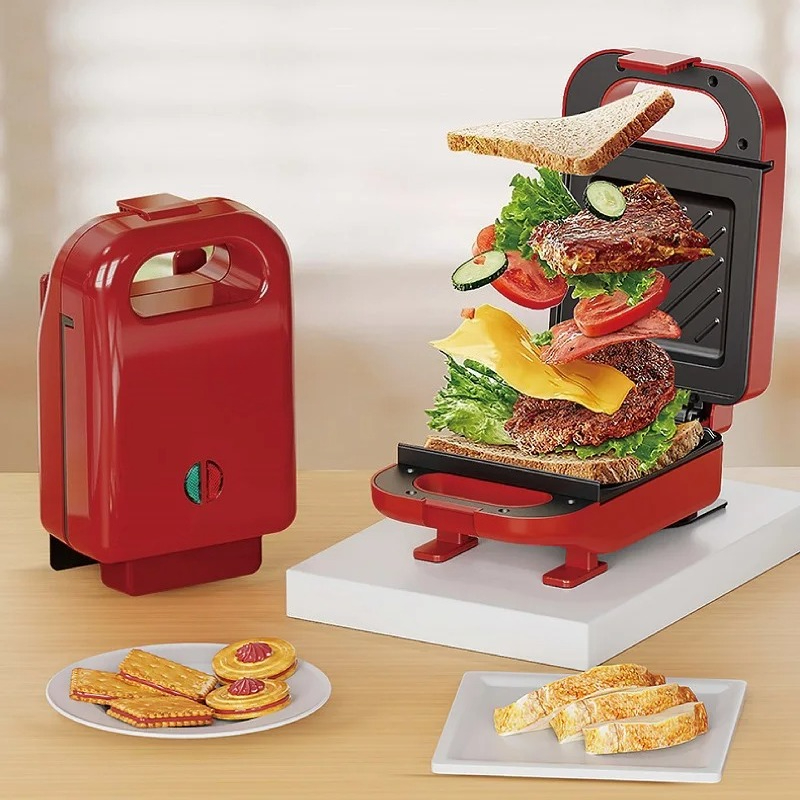 ワッフルメーカートースター多機能朝食マシン ドーナツトースト - Breakfast Sandwich Press のレビューと価格