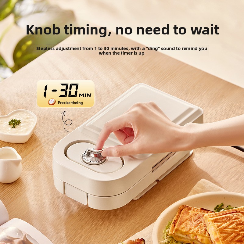 サンドイッチ朝食 楽ちん 家庭用 タイマー付き 多目的 ワッ - Breakfast Sandwich Press のレビューと価格