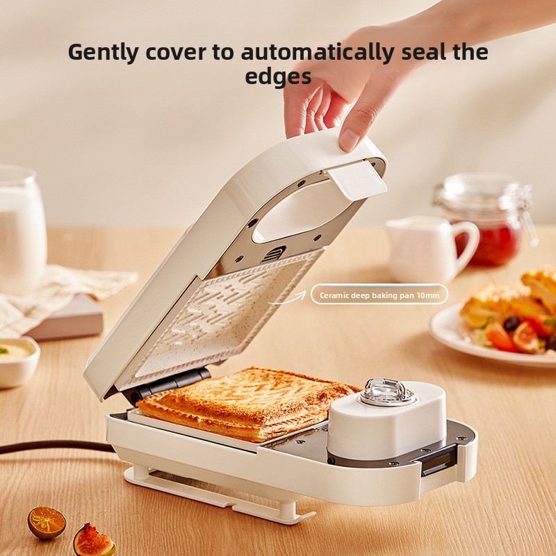 サンドイッチ朝食 楽ちん 家庭用 タイマー付き 多目的 ワッ - Breakfast Sandwich Press のレビューと価格