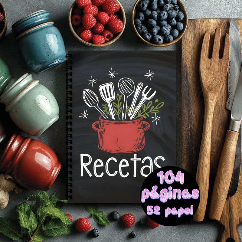 A5 スパニッシュレシピスパイラルノート、家庭料理、ベーキン - Meal Prep Book のレビューと価格