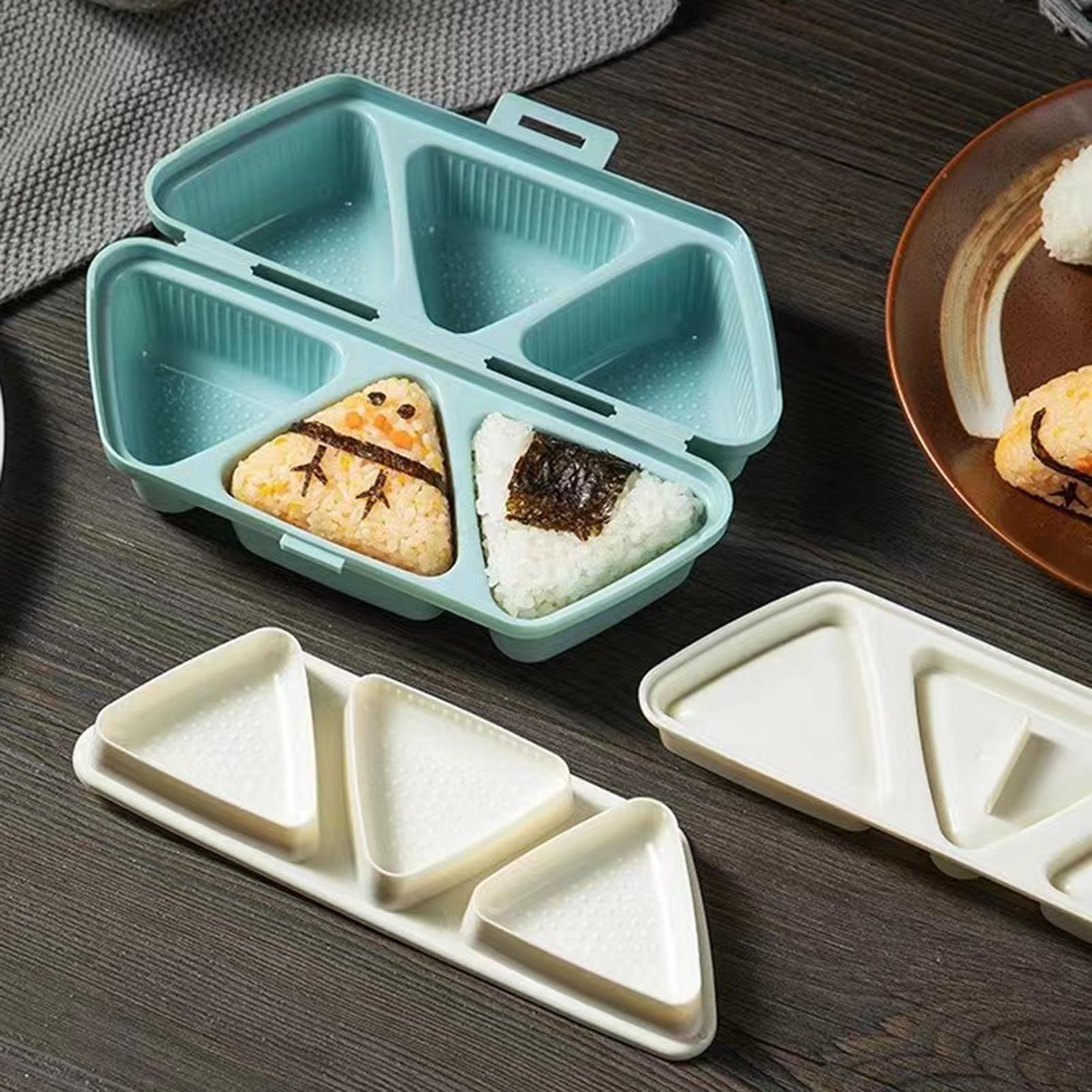 寿司型メーカー 6個取り 三角形おにぎり型 弁当箱ツール ノ - Meal Prep Rice のレビューと価格