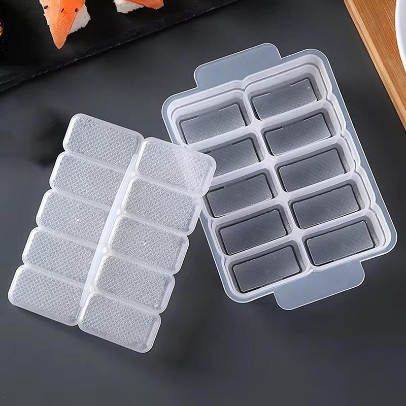 新しい10個取りおにぎり型、蓋付きノンスティックPPクリア容 - Meal Prep Rice のレビューと価格