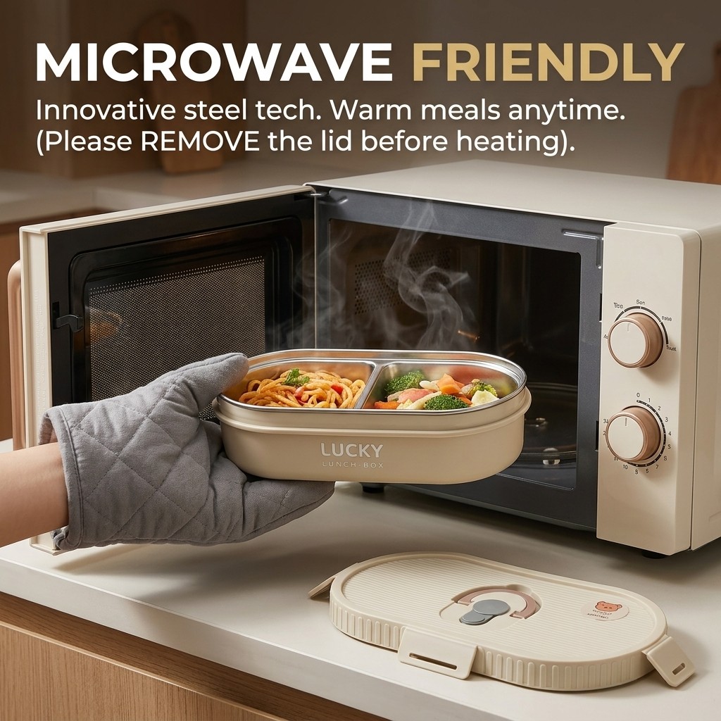 電子レンジ対応 304ステンレス製弁当箱セット 漏れ防止 ポ - Meal Prep Microwave のレビューと価格