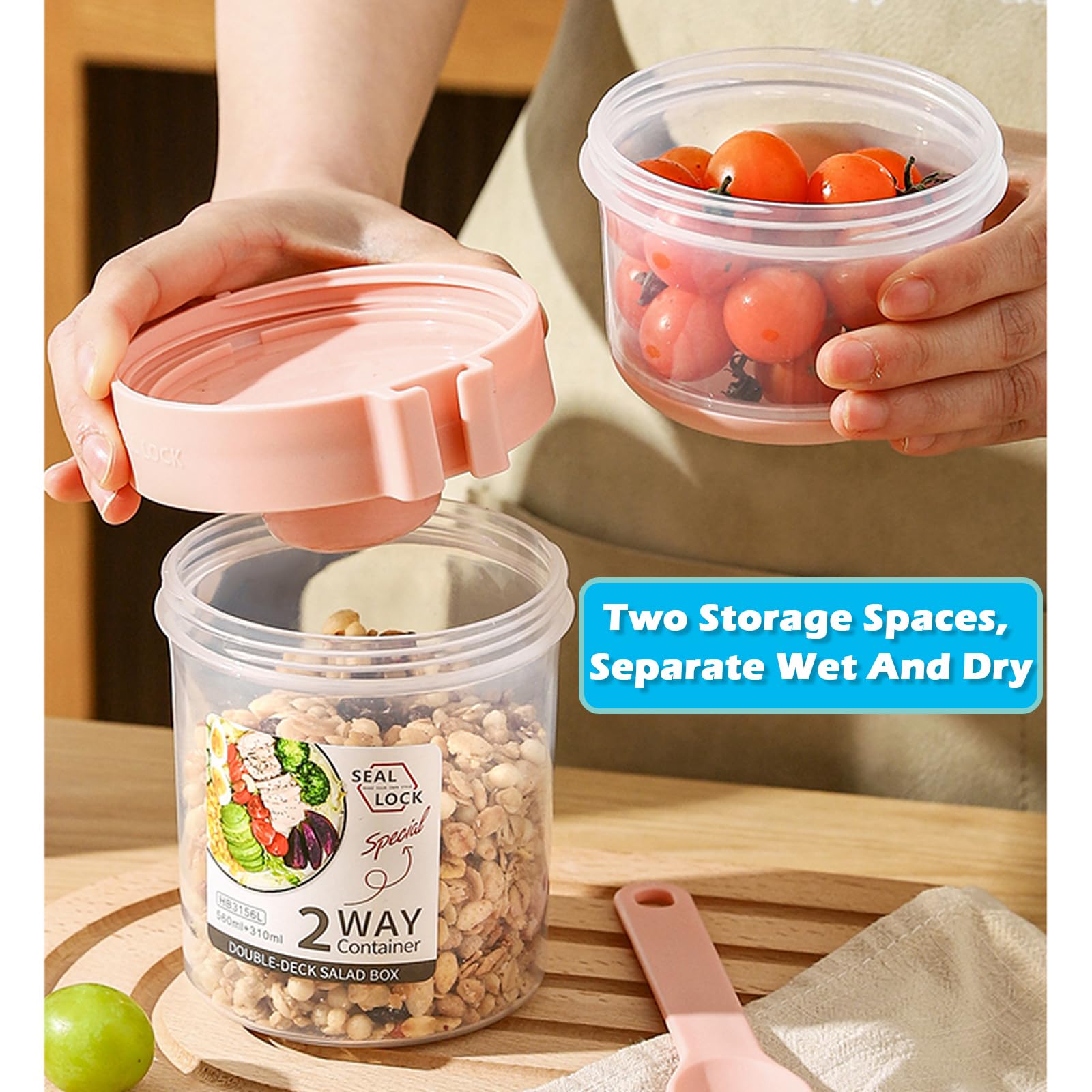 ソフトアーラー ブレックファースト オン ザ ゴー カップ  - Meal Prep Jar のレビューと価格