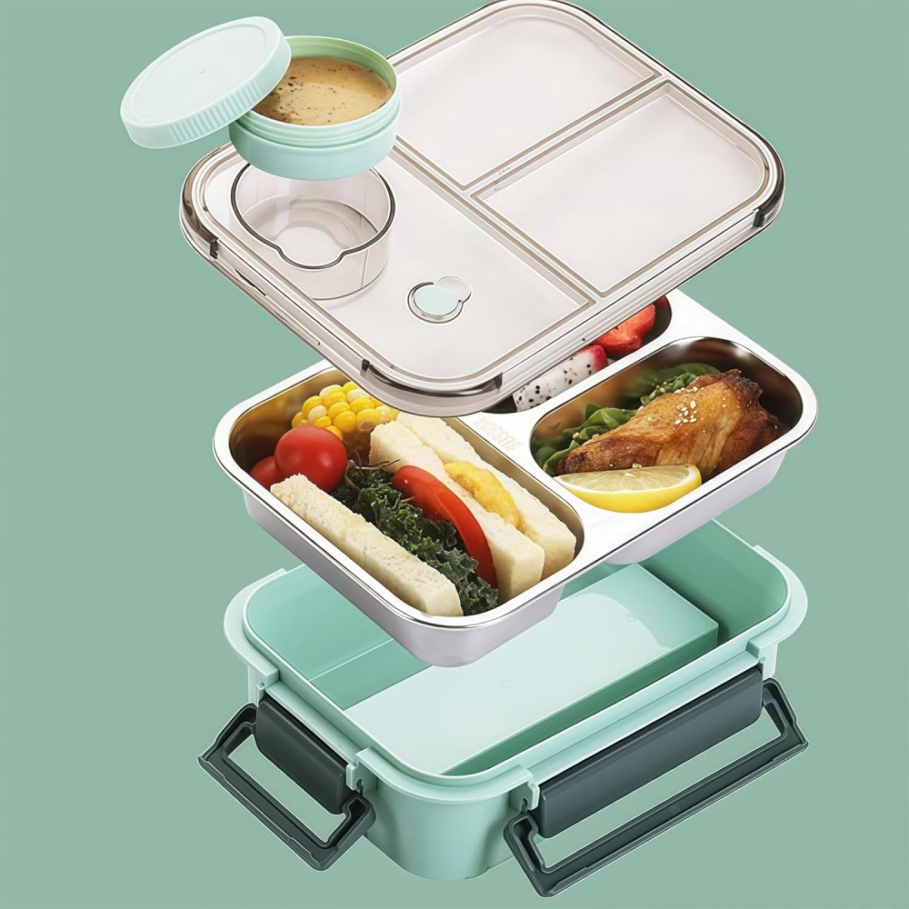 850ml ポータブルランチボックス子供大人用サーモスープ弁 - Meal Prep Soup のレビューと価格