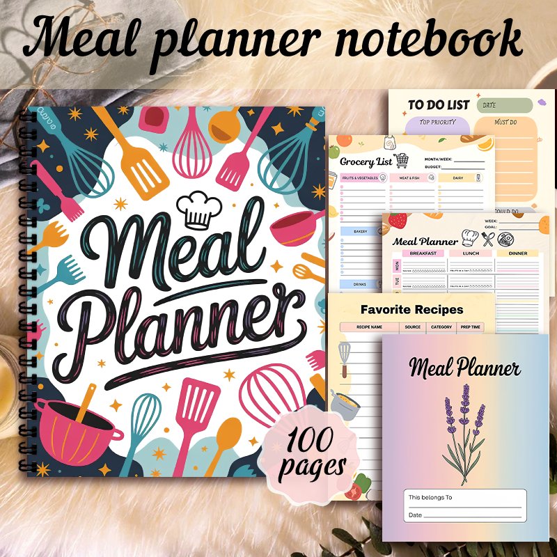食事計画ノート、週ごとの食事準備日記、食事計画、メニュー計画 - Meal Prep Book のレビューと価格