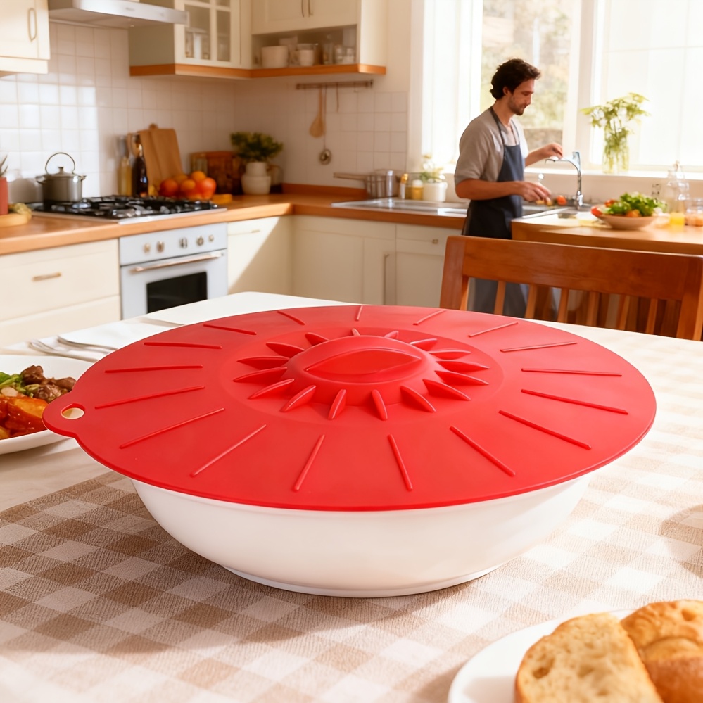 5ピースシリコン蓋、耐熱電子レンジ用防滴蓋、シリコン鍋蓋、カ - Meal Prep Microwave のレビューと価格