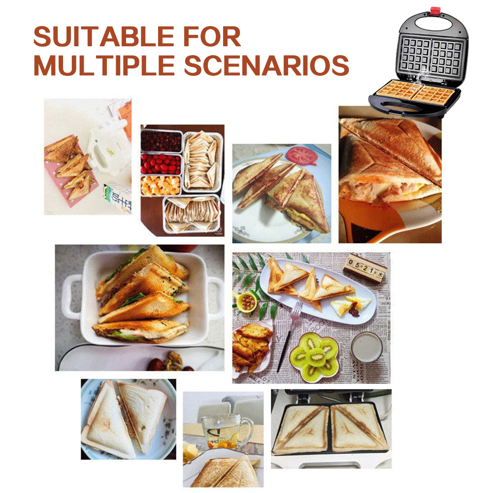 サンドイッチトースタープレス750Wサンドイッチプレスノンス - Breakfast Sandwich Press のレビューと価格
