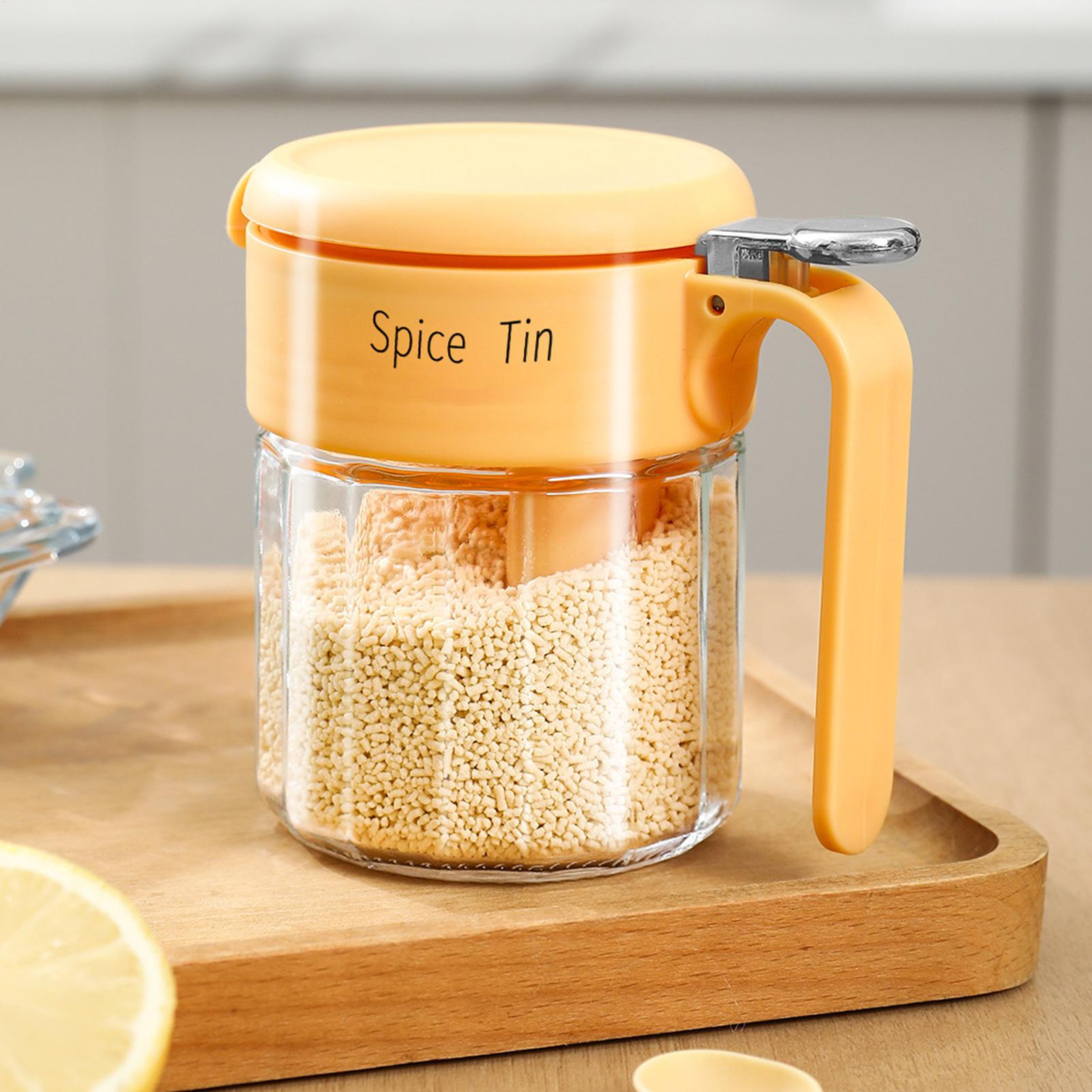 調味料ボックス 簡単アクセス 耐湿性ガラス調味料ジャー蓋 砂 - Meal Prep Jar のレビューと価格