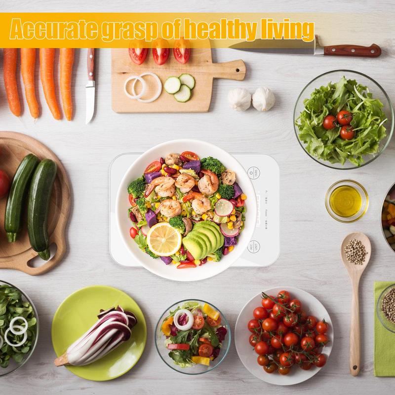 ベーキングスケールパンスケール風袋機能付き高精度キッチン測定 - Meal Prep Diet のレビューと価格