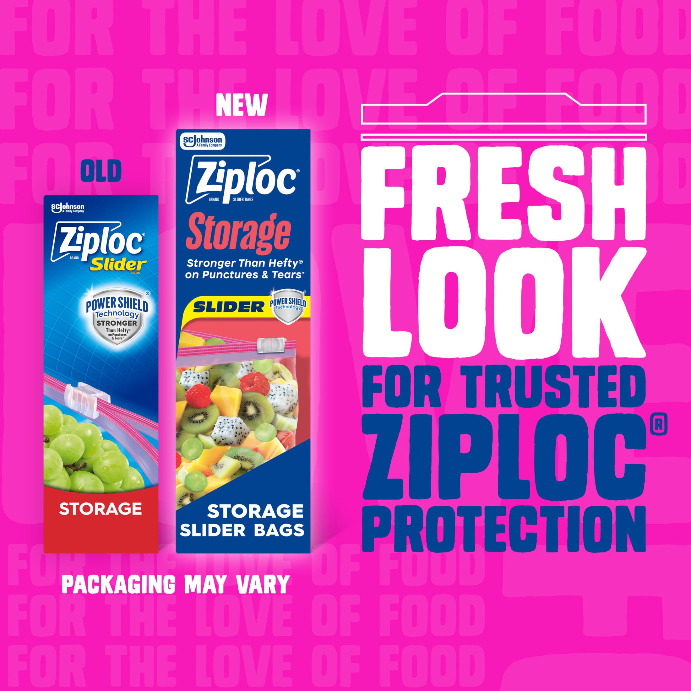 ジップロック ガロンサイズ スライダー式食品保存袋、パワーシ - Meal Prep Ziploc のレビューと価格