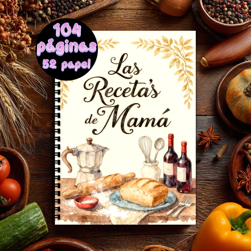 スペイン語レシピノート A5サイズ 男女兼用レシピブック（最 - Meal Prep Book のレビューと価格